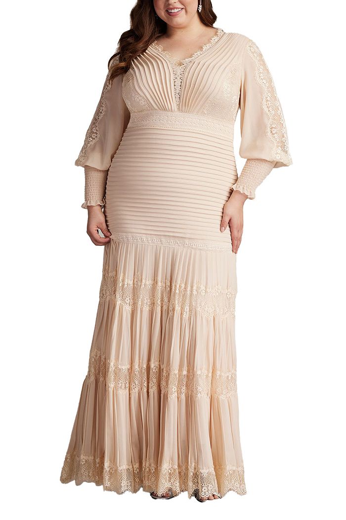 Платье больших размеров Nyssa Bishop с рукавами Tadashi Shoji, коричневый/бежевый
Платье больших размеров Nyssa Bishop с рукавами Tadashi Shoji, коричневый/бежевый