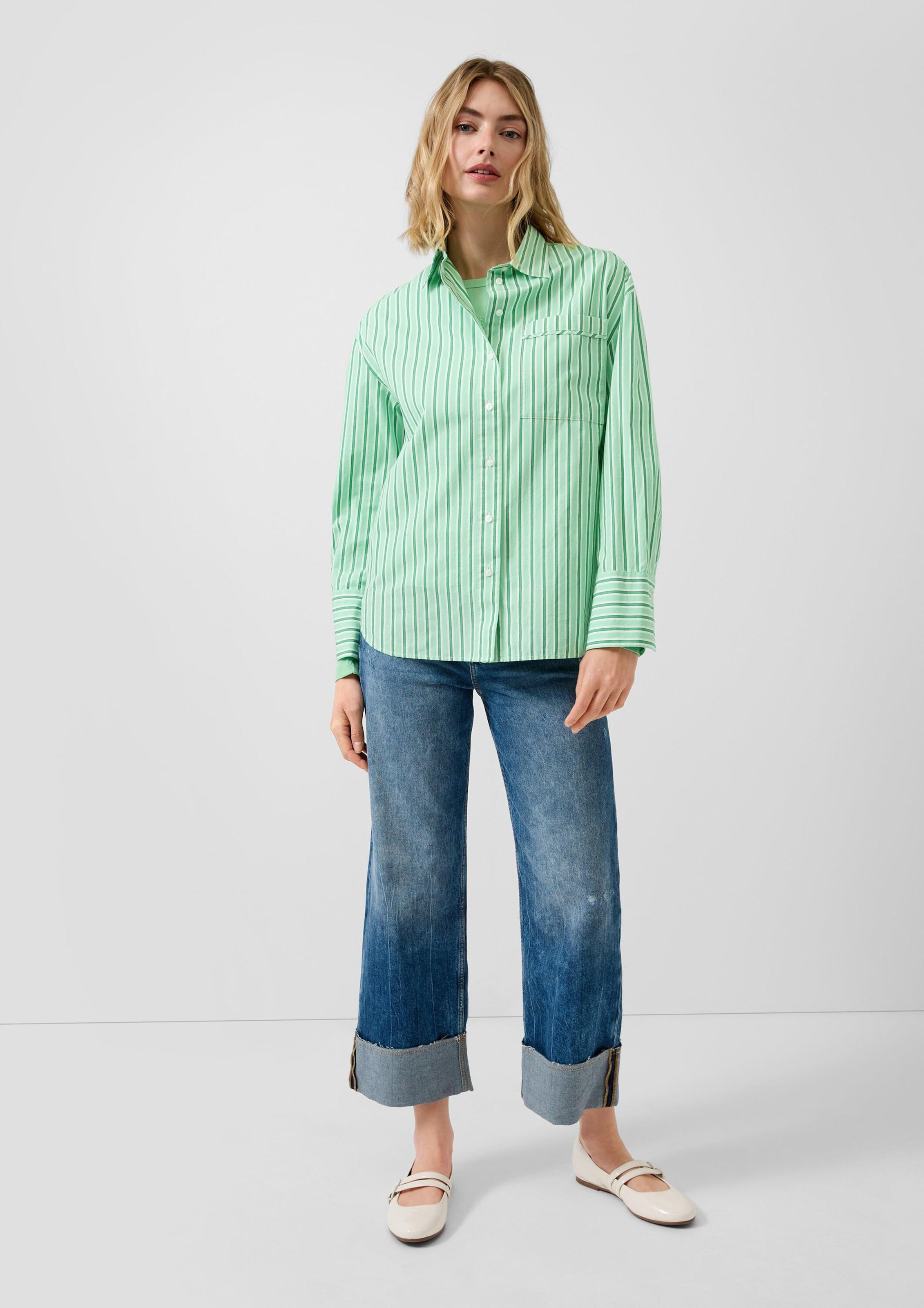 s.Oliver Рубашка в цвете Green, Light Green
s.Oliver Рубашка в цвете Green, Light Green
