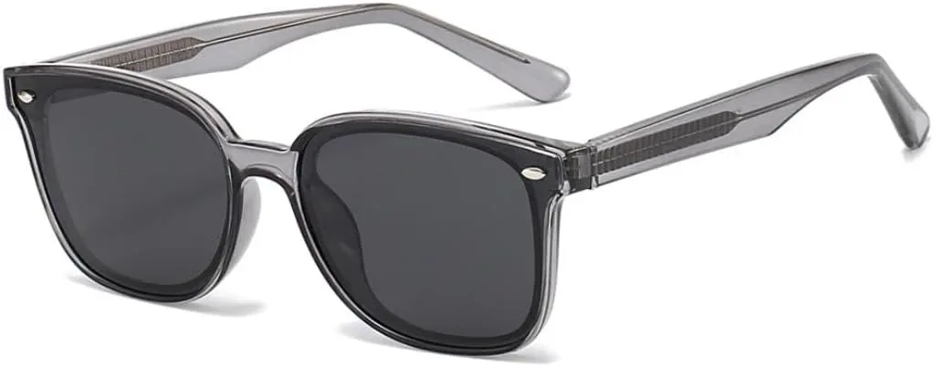 Ретро-солнцезащитные очки квадратной формы для мужчин и мужчин, унисекс, с сердечником из нержавеющей стали, для вождения и рыбалки UATXTAU, Transparent Gray
Ретро-солнцезащитные очки квадратной формы для мужчин и мужчин, унисекс, с сердечником из нержавеющей стали, для вождения и рыбалки UATXTAU, Transparent Gray