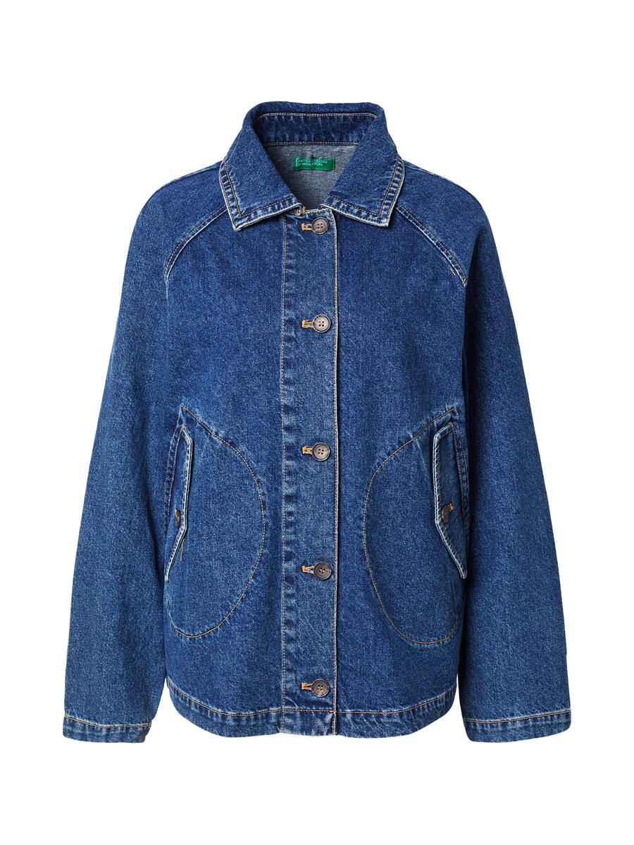 Демисезонная куртка UNITED COLORS OF BENETTON, Blue denim 
Демисезонная куртка UNITED COLORS OF BENETTON, Blue denim