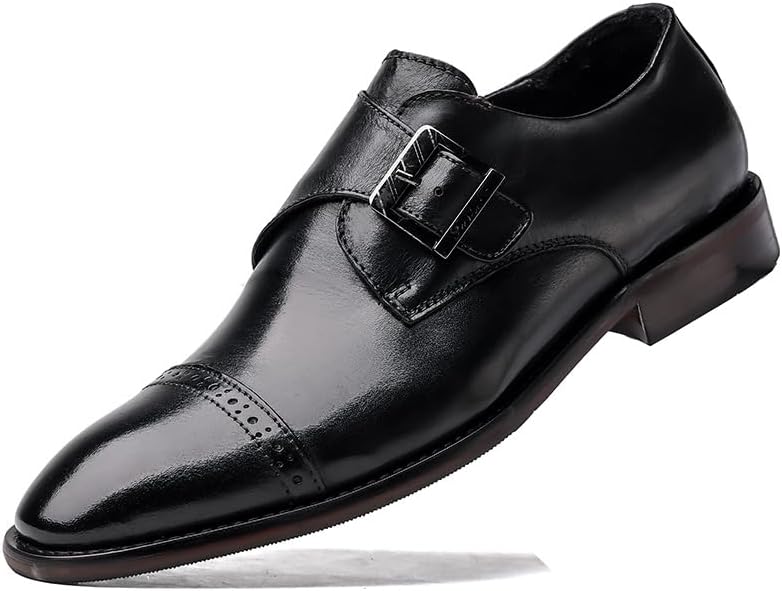 Мужские лоферы с ремешком-монком из натуральной кожи, модные классические туфли с закрытым носком, низкие, без шнурков, оксфорды для делового повседневного ношения, офиса, свадеб и официальных мероприятий Lhyxu, черный
Мужские лоферы с ремешком-монком из натуральной кожи, модные классические туфли с закрытым носком, низкие, без шнурков, оксфорды для делового повседневного ношения, офиса, свадеб и официальных мероприятий Lhyxu, черный