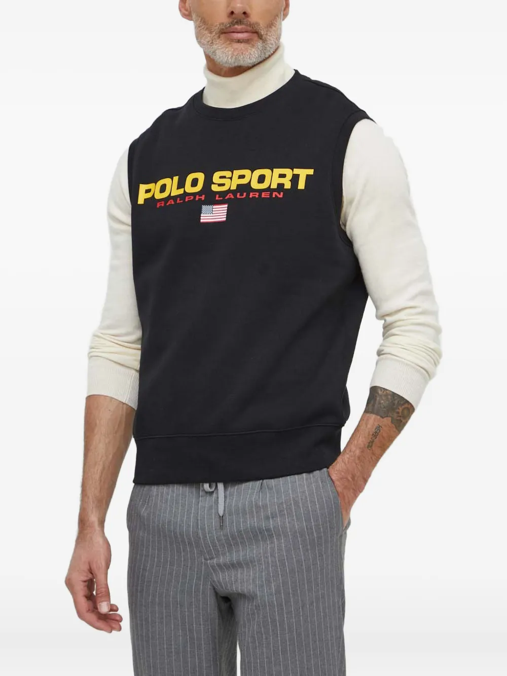Жилет с логотипом Polo Ralph Lauren, черный
Жилет с логотипом Polo Ralph Lauren, черный
