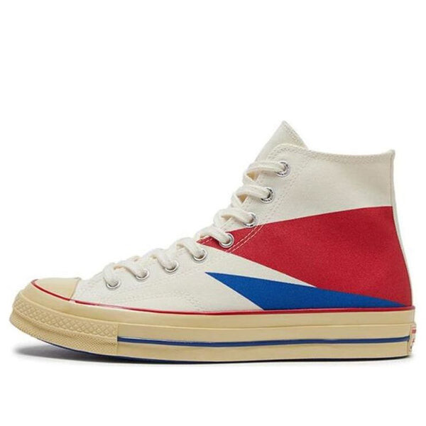 Кроссовки chuck 70 'egret red blue' Converse, бежевый 
Кроссовки chuck 70 'egret red blue' Converse, бежевый