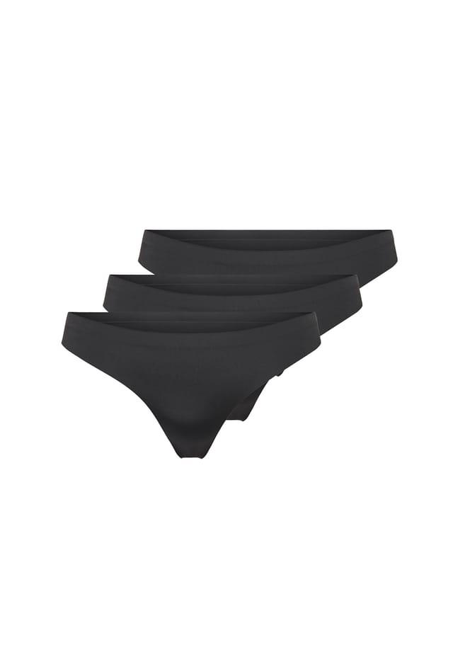Трусики-Стринги Трейси в упаковке из трех штук Only, черный
Трусики-Стринги Трейси в упаковке из трех штук Only, черный