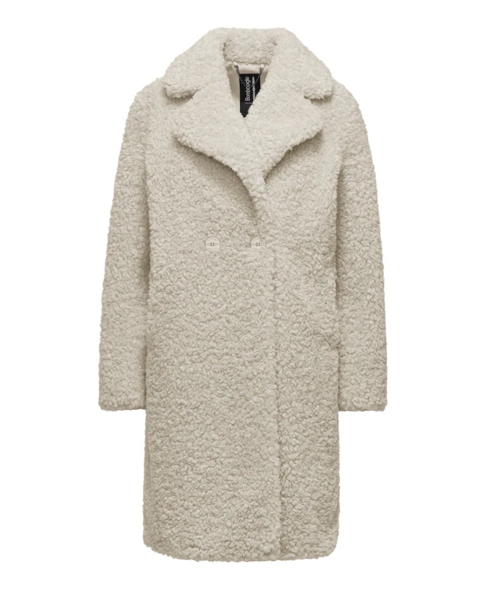 Пальто из кудрявого флиса шерпа с лацканами Bomboogie, бежевый
Пальто из кудрявого флиса шерпа с лацканами Bomboogie, бежевый