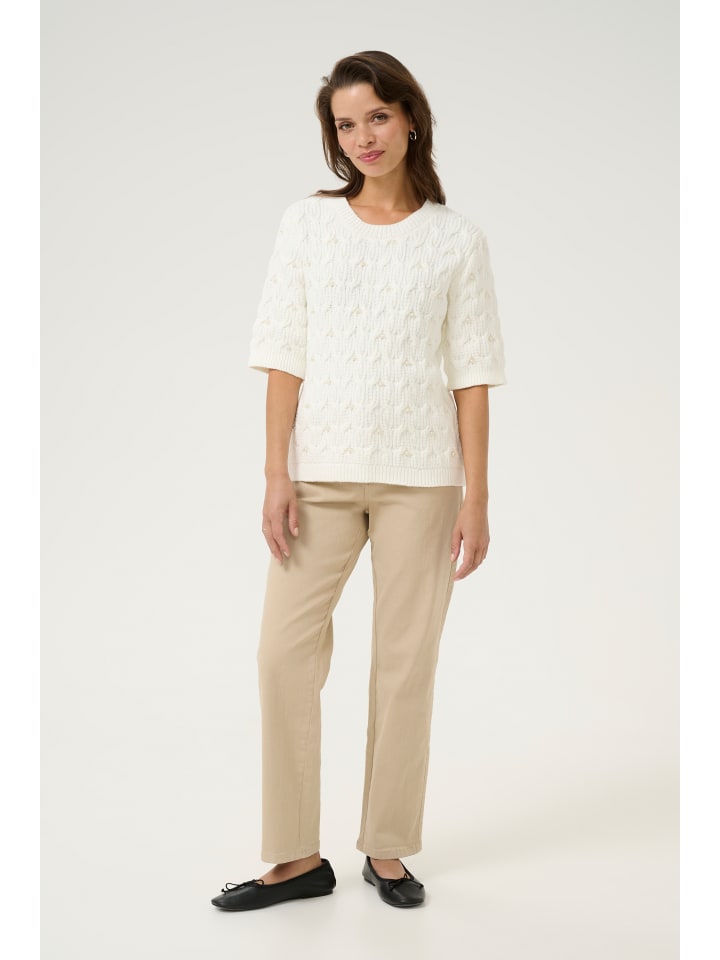 Kaffe Karinya Вязаный свитер обычного кроя цвета Мел
Kaffe Karinya Вязаный свитер обычного кроя цвета Мел