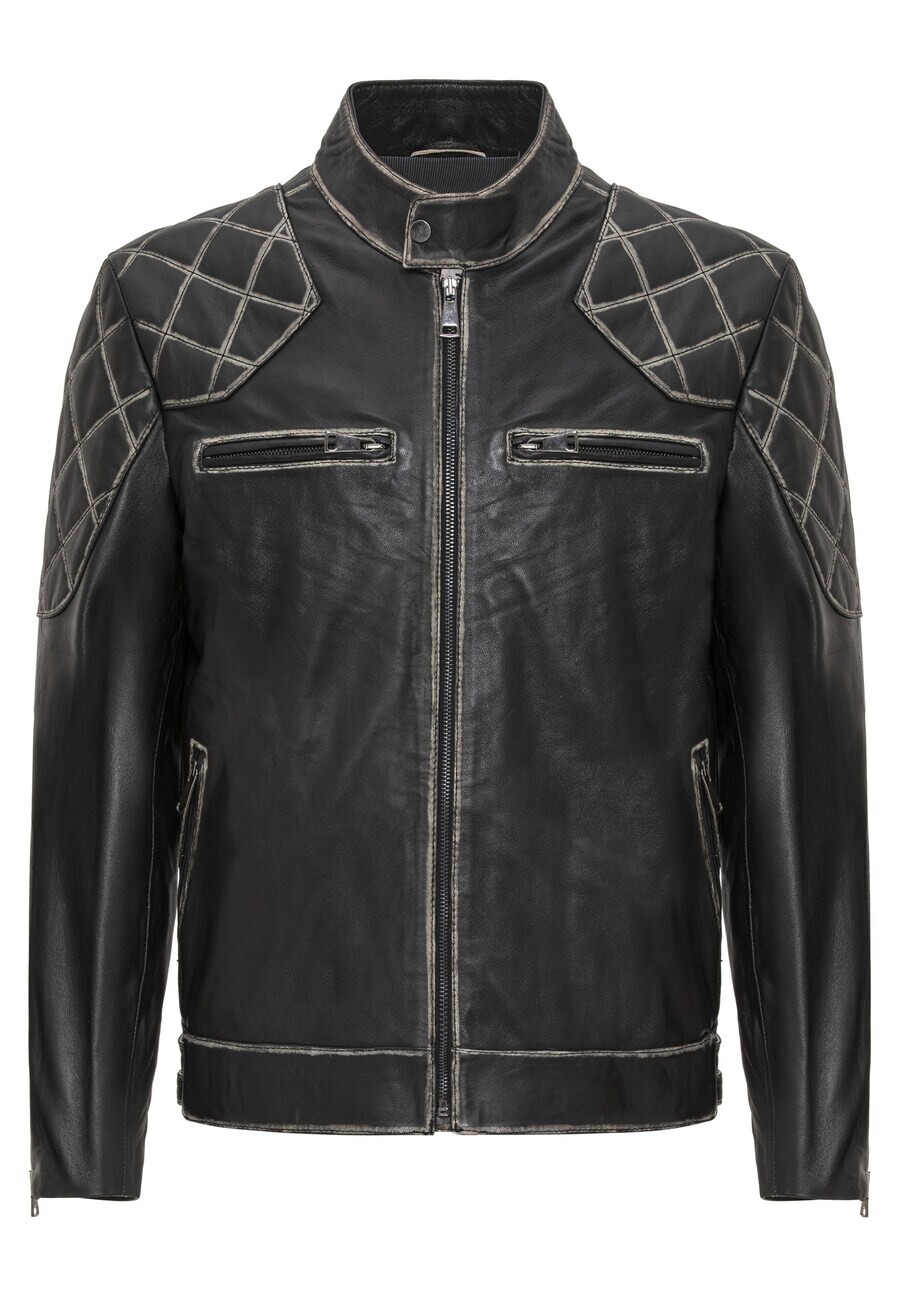 Кожаная куртка Jimmy Sanders Between-Season Jacket, черный
Кожаная куртка Jimmy Sanders Between-Season Jacket, черный