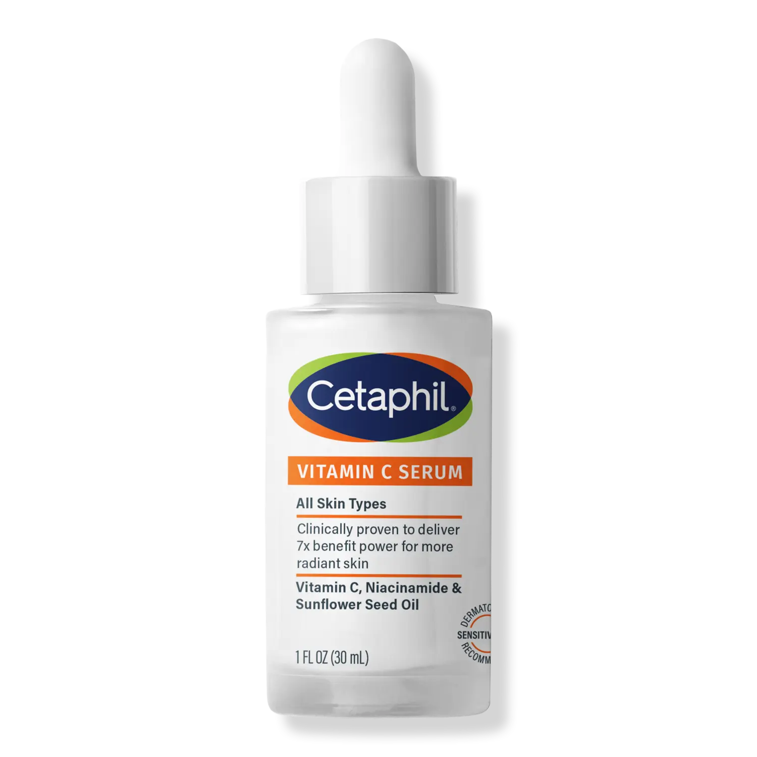 Сыворотка с витамином С, ниацинамидом и маслом семян подсолнечника. Cetaphil
Сыворотка с витамином С, ниацинамидом и маслом семян подсолнечника. Cetaphil