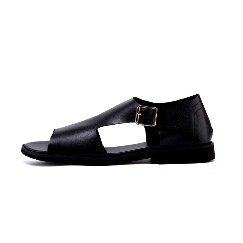 Devanro Сандалии мужские с одним ремешком, черные
Devanro Сандалии мужские с одним ремешком, черные