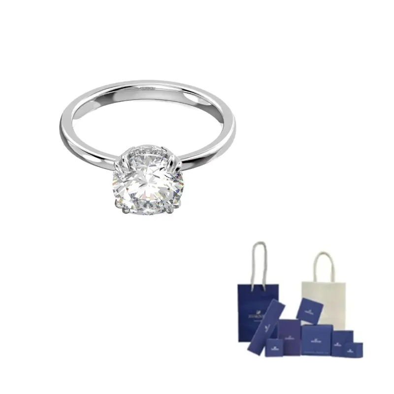 Коктейльное кольцо Stilla Swarovski, белый
Коктейльное кольцо Stilla Swarovski, белый