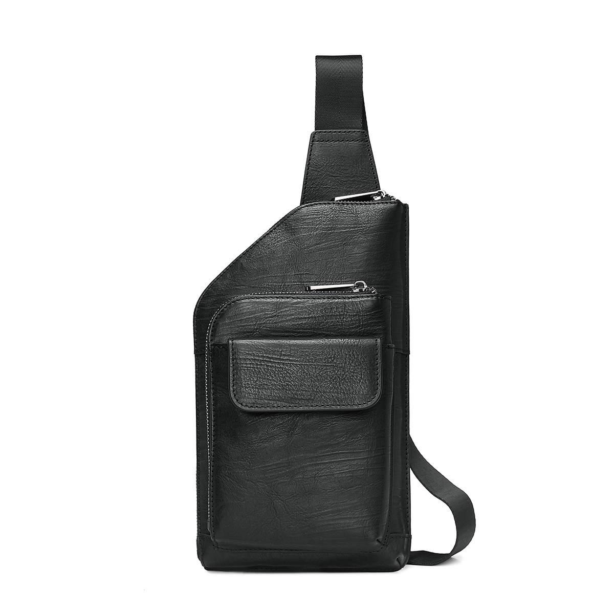 JAGUAR Кожаный наплечный рюкзак с текстильными вставками мужской черный, Black
JAGUAR Кожаный наплечный рюкзак с текстильными вставками мужской черный, Black