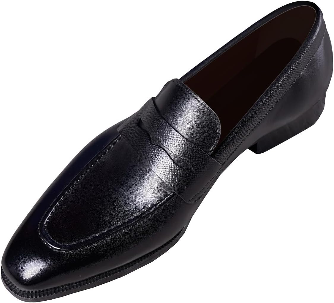 Мужские лоферы и слипоны Santimon для свадьбы, вечеринки, официальных мероприятий, из натуральной кожи, деловые повседневные лоферы-пенни, удобная обувь под смокинг для мужчин, черный
Мужские лоферы и слипоны Santimon для свадьбы, вечеринки, официальных мероприятий, из натуральной кожи, деловые повседневные лоферы-пенни, удобная обувь под смокинг для мужчин, черный