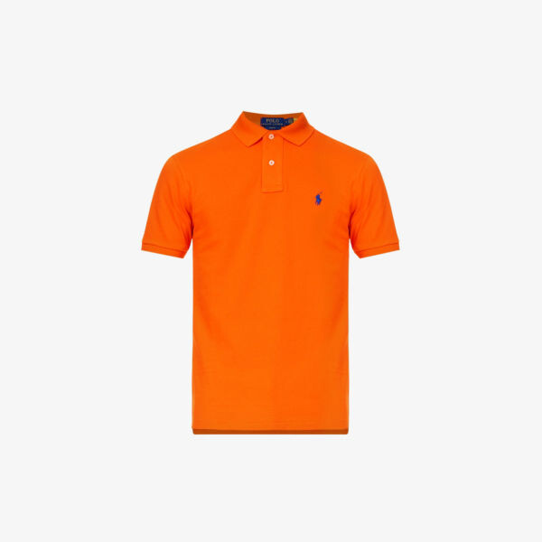 Рубашка-поло приталенного кроя из хлопкового пике с короткими рукавами и вышитым логотипом Polo Ralph Lauren, оранжевый
Рубашка-поло приталенного кроя из хлопкового пике с короткими рукавами и вышитым логотипом Polo Ralph Lauren, оранжевый