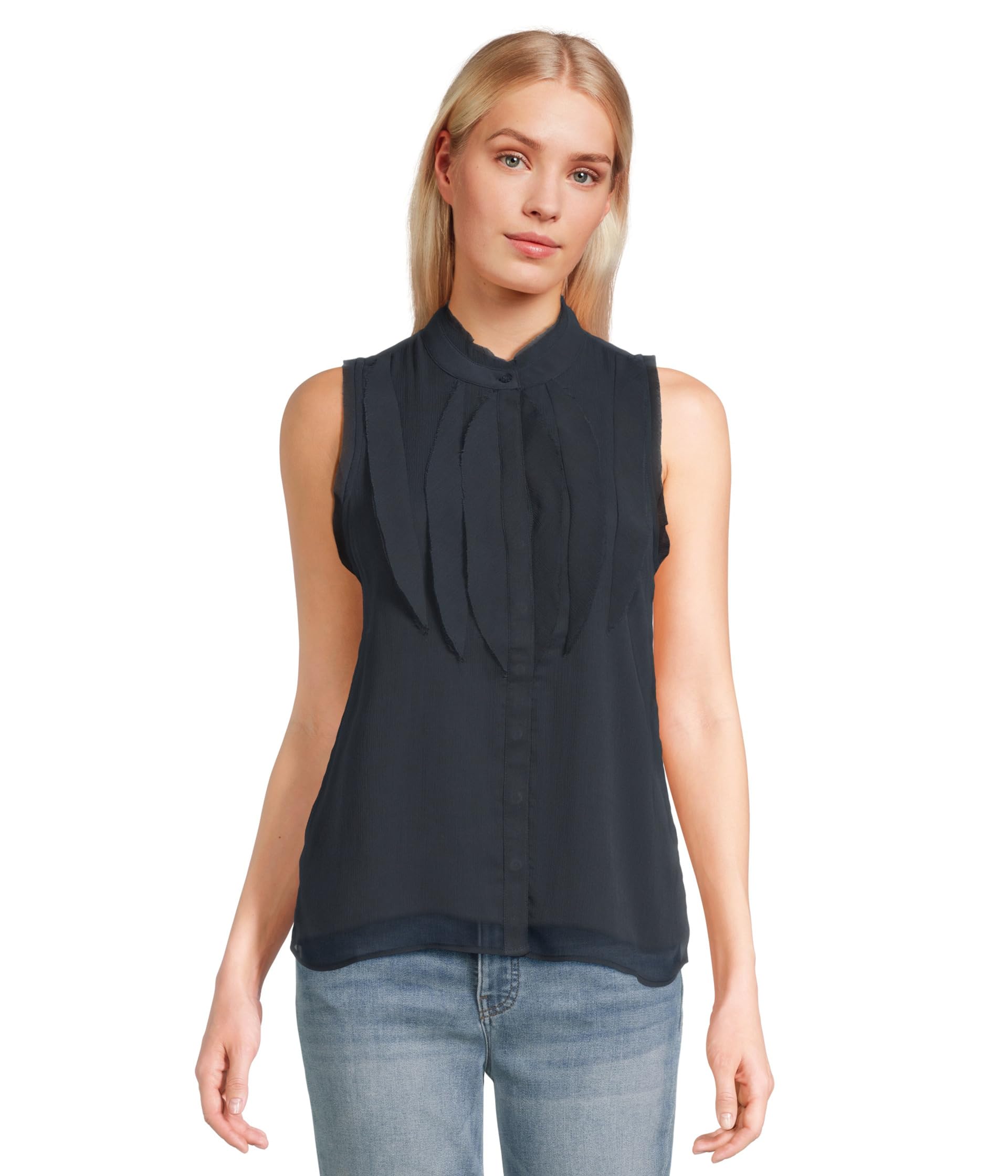 Топ NIC+ZOE Falling Chiffon Woven Tank, цвет Dark Indigo
Топ NIC+ZOE Falling Chiffon Woven Tank, цвет Dark Indigo