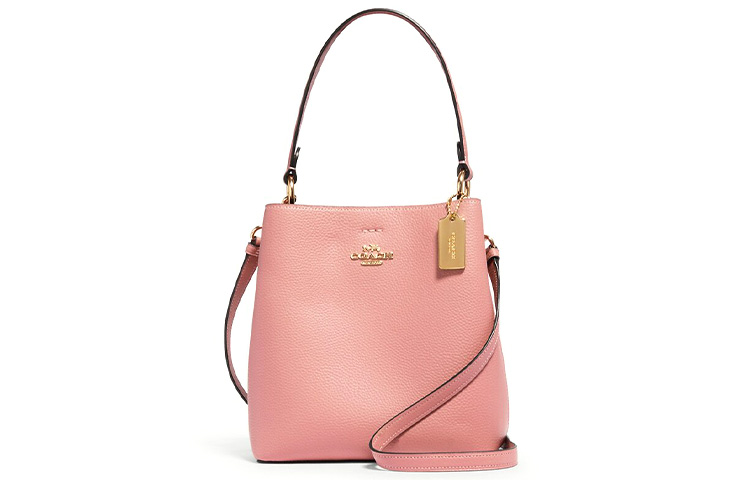 COACH Кожаная портативная сумка через плечо ведро
COACH Кожаная портативная сумка через плечо ведро