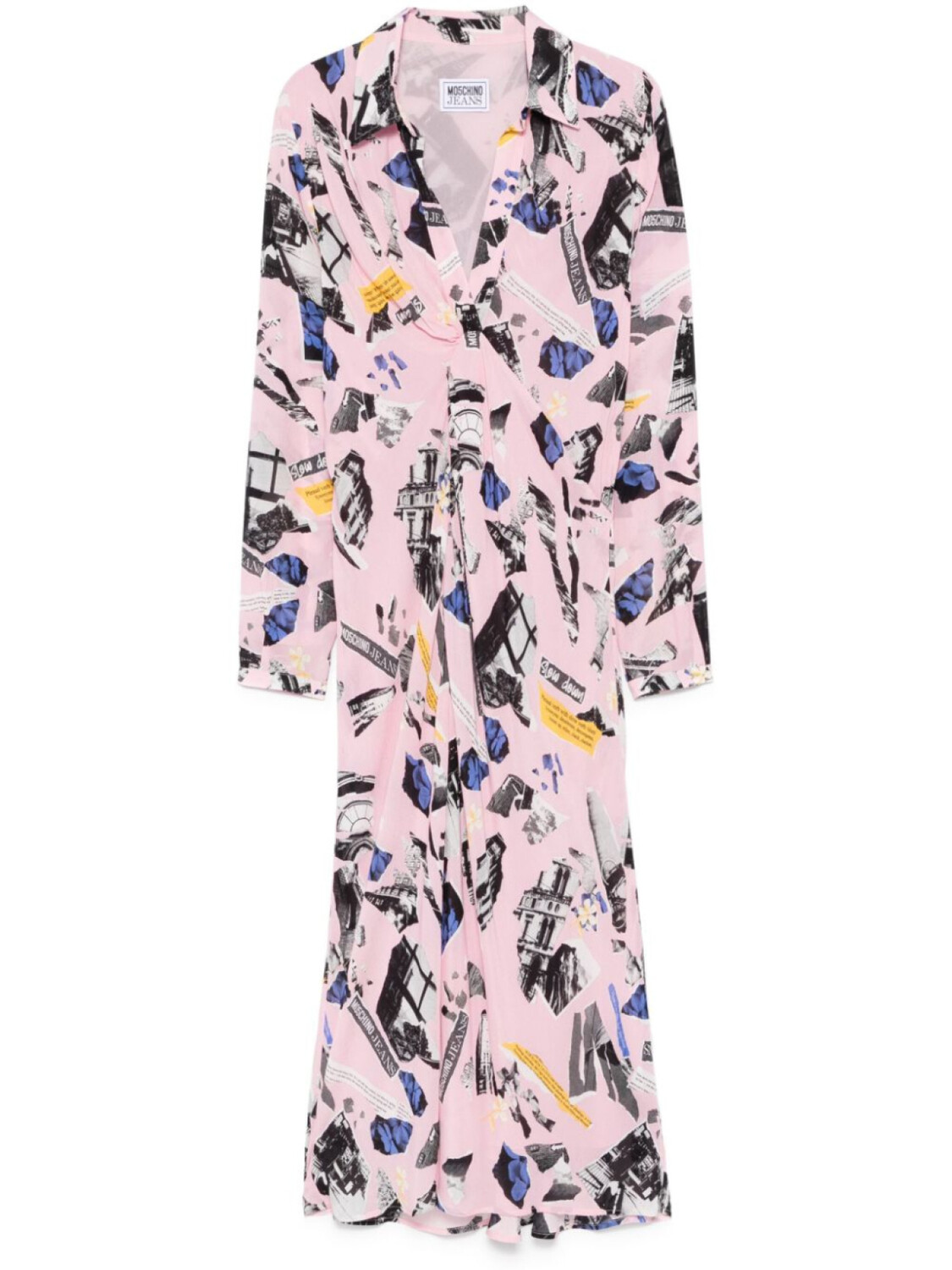 MOSCHINO JEANS креповое платье макси, розовый
MOSCHINO JEANS креповое платье макси, розовый