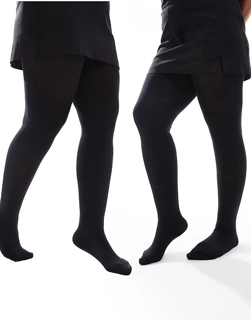 Набор из 2 суперэластичных колготок ASOS DESIGN Curve плотностью 90 ден, цвет черный - BLACK
Набор из 2 суперэластичных колготок ASOS DESIGN Curve плотностью 90 ден, цвет черный - BLACK