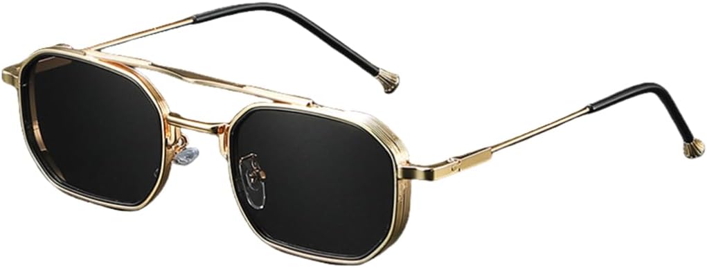 Классические винтажные солнцезащитные очки для мужчин и женщин, сверхлегкие, с двойным лучом, металлической оправой, для использования на открытом воздухе, ультрафиолетовые VFDHN, Golden Grey
Классические винтажные солнцезащитные очки для мужчин и женщин, сверхлегкие, с двойным лучом, металлической оправой, для использования на открытом воздухе, ультрафиолетовые VFDHN, Golden Grey