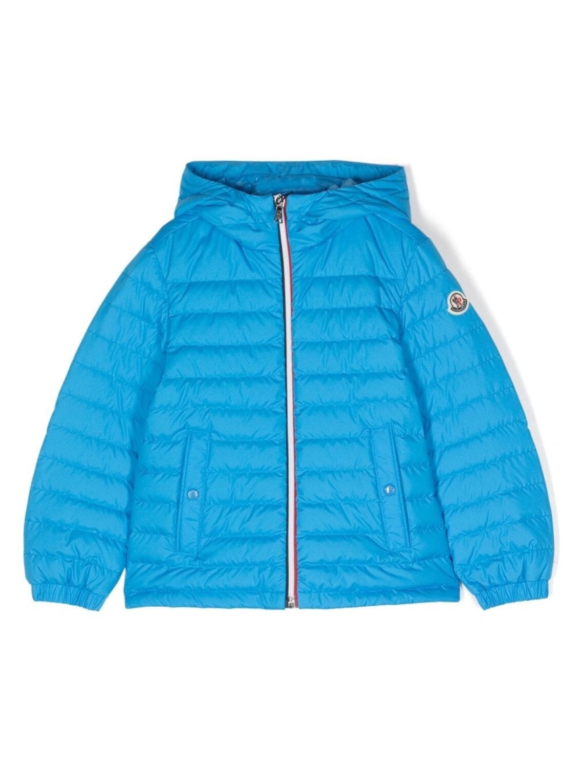Moncler Enfant куртка на молнии с отделкой в полоску, синий
Moncler Enfant куртка на молнии с отделкой в полоску, синий