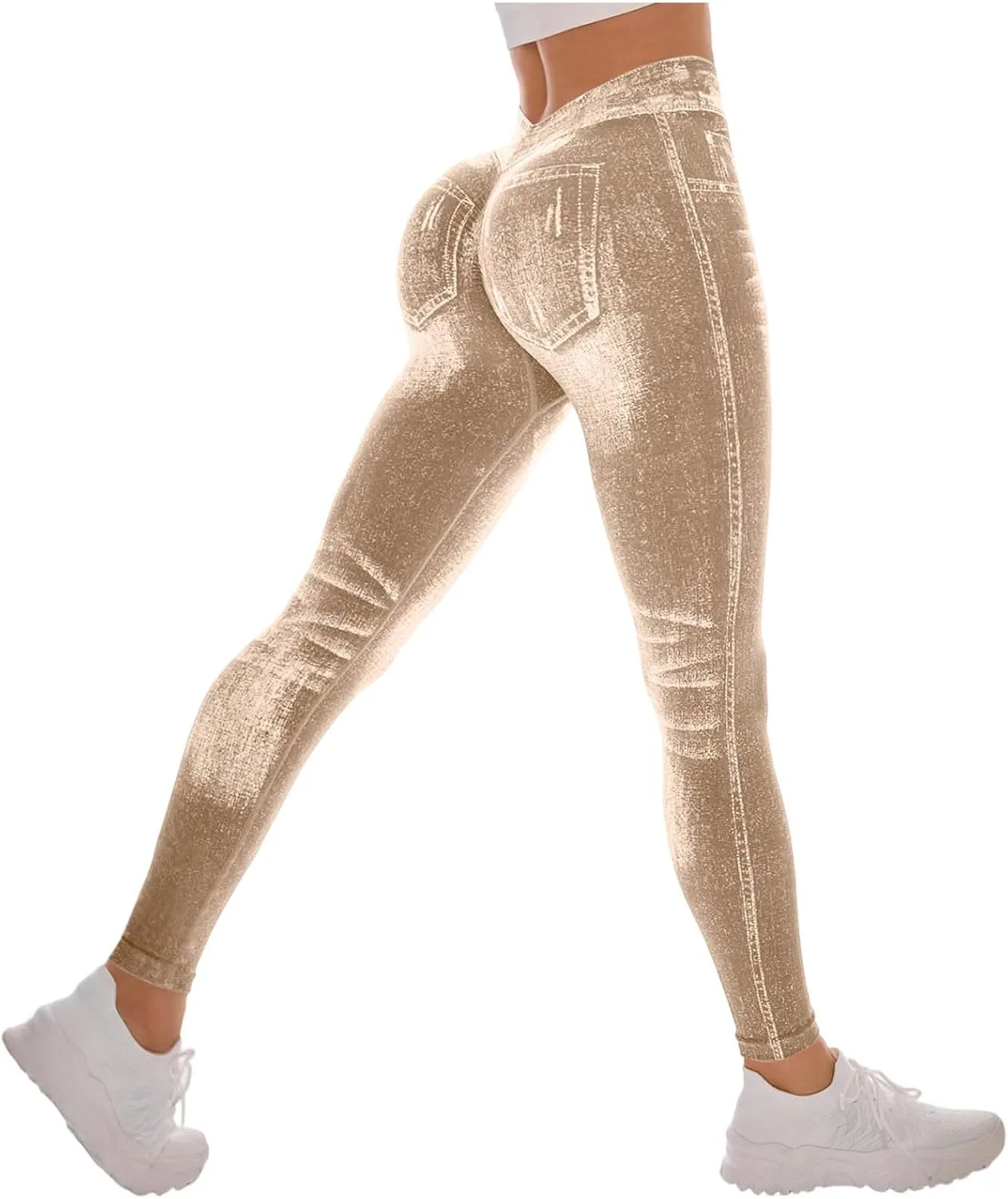 V-образные джинсы-леггинсы для женщин с эффектом подтяжки и высокой талией
V-образные джинсы-леггинсы для женщин с эффектом подтяжки и высокой талией