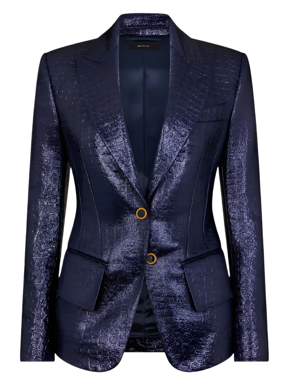 Блейзер с тиснением под кожу крокодила TOM FORD, фиолетовый
Блейзер с тиснением под кожу крокодила TOM FORD, фиолетовый