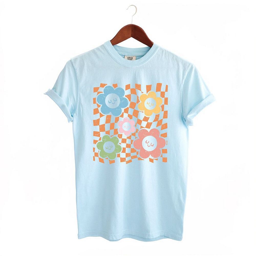 Футболки с клетчатыми цветами и смайликами, окрашенные в одежду Simply Sage Market, цвет Chambray
Футболки с клетчатыми цветами и смайликами, окрашенные в одежду Simply Sage Market, цвет Chambray