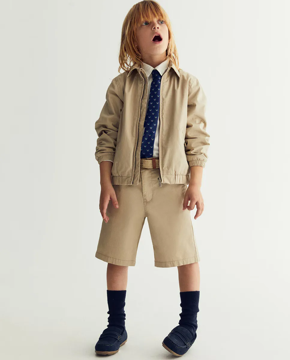 Бермуды с поясом Sfera, коричневый
Бермуды с поясом Sfera, коричневый