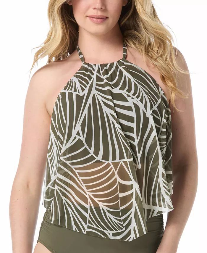 Женский топ-танкини Aura Mesh с принтом Coco Reef, зеленый
Женский топ-танкини Aura Mesh с принтом Coco Reef, зеленый