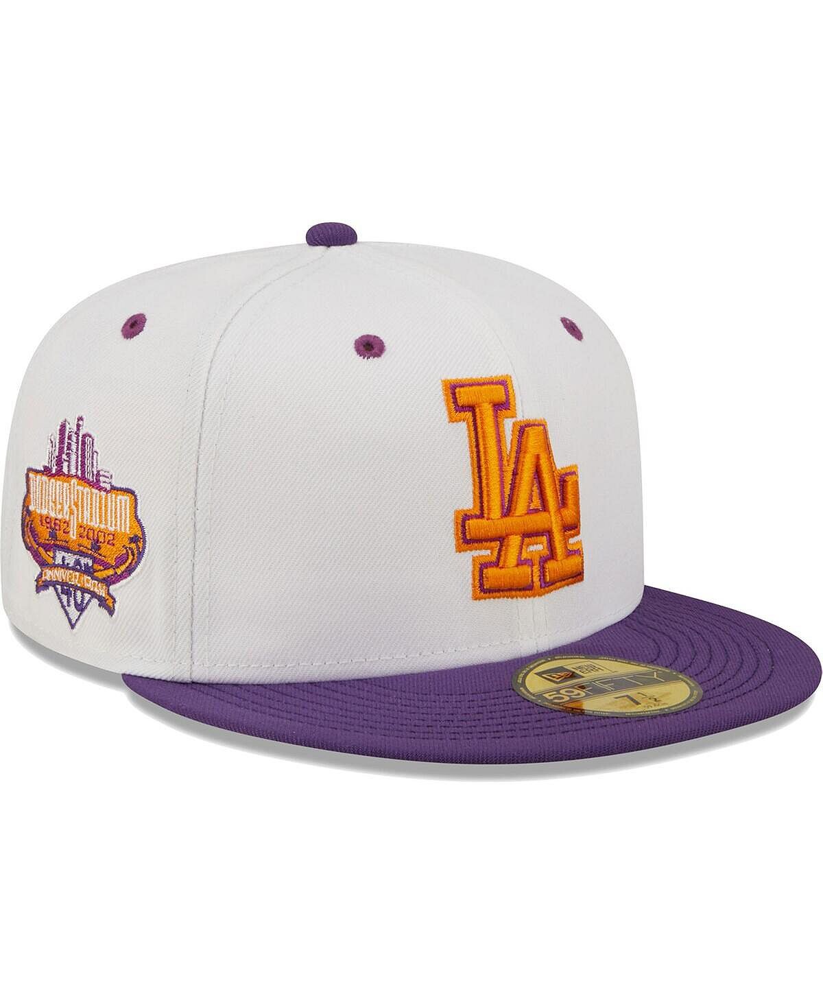 Мужская белая, фиолетовая шляпа Los Angeles Dodgers в честь 40-летия на стадионе Dodger Grape Lolli 59FIFTY New Era
Мужская белая, фиолетовая шляпа Los Angeles Dodgers в честь 40-летия на стадионе Dodger Grape Lolli 59FIFTY New Era