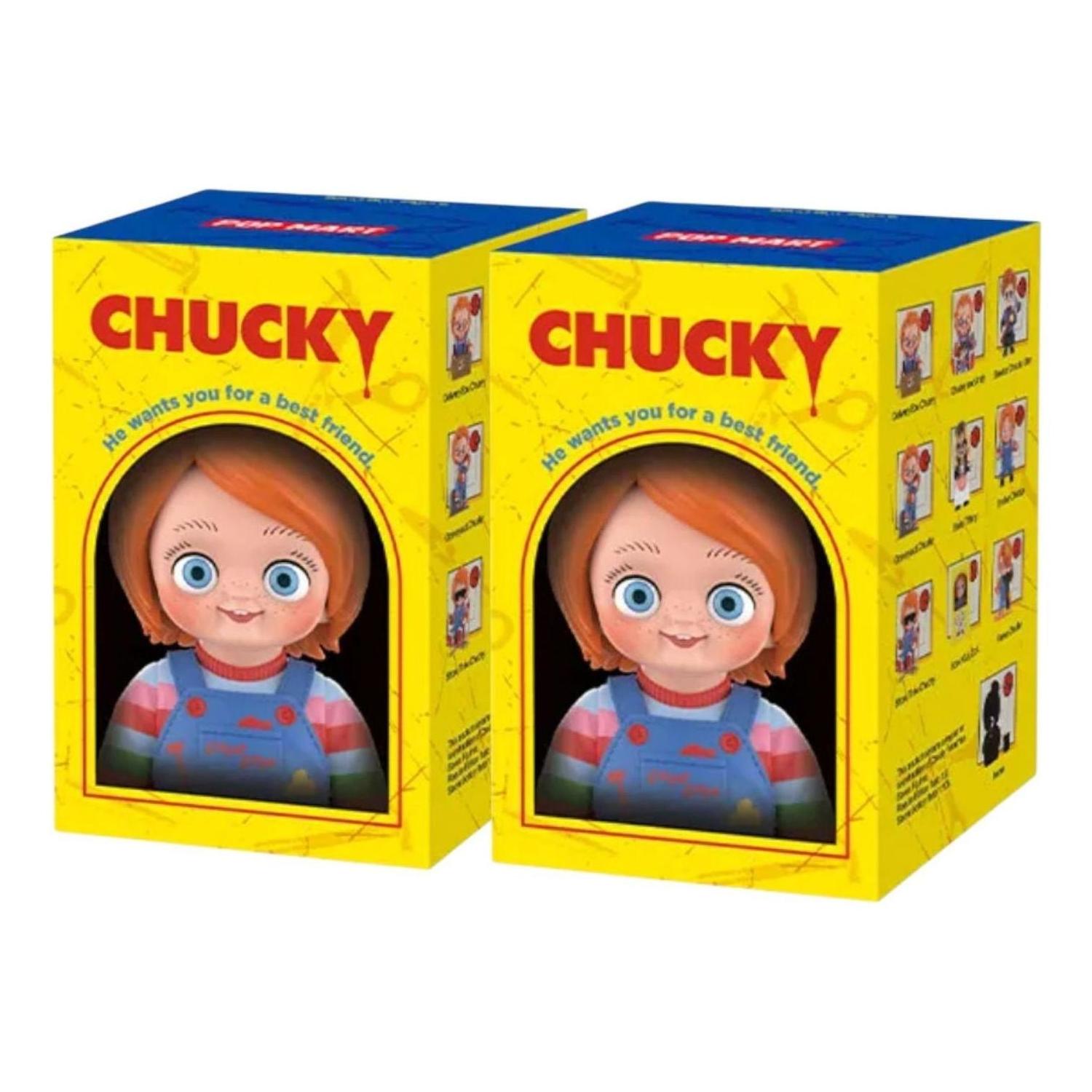 Фигурка Pop Mart Chucky Franchise Series Figures Sealed Case (2 Blind Boxes)
Фигурка Pop Mart Chucky Franchise Series Figures Sealed Case (2 Blind Boxes)