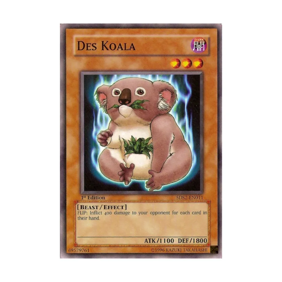 CCG Дес Коала (Общий), Yu-Gi-Oh - Structure Deck - Yu-Gi-Oh! 5D's 2 - Singles
CCG Дес Коала (Общий), Yu-Gi-Oh - Structure Deck - Yu-Gi-Oh! 5D's 2 - Singles