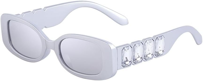 Прямоугольные солнцезащитные очки для женщин, модные прямоугольные солнцезащитные очки для мужчин, маленькая оправа, квадратные солнцезащитные очки, заушники с бриллиантами WNCKSQ, C7silver
Прямоугольные солнцезащитные очки для женщин, модные прямоугольные солнцезащитные очки для мужчин, маленькая оправа, квадратные солнцезащитные очки, заушники с бриллиантами WNCKSQ, C7silver