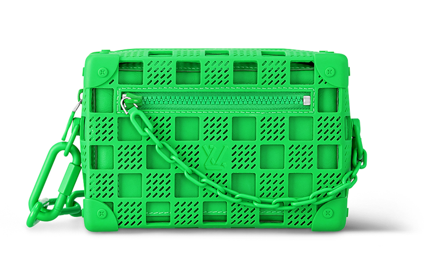 LOUIS VUITTON Миниатюрный мягкий багажник из резины зеленого цвета
LOUIS VUITTON Миниатюрный мягкий багажник из резины зеленого цвета