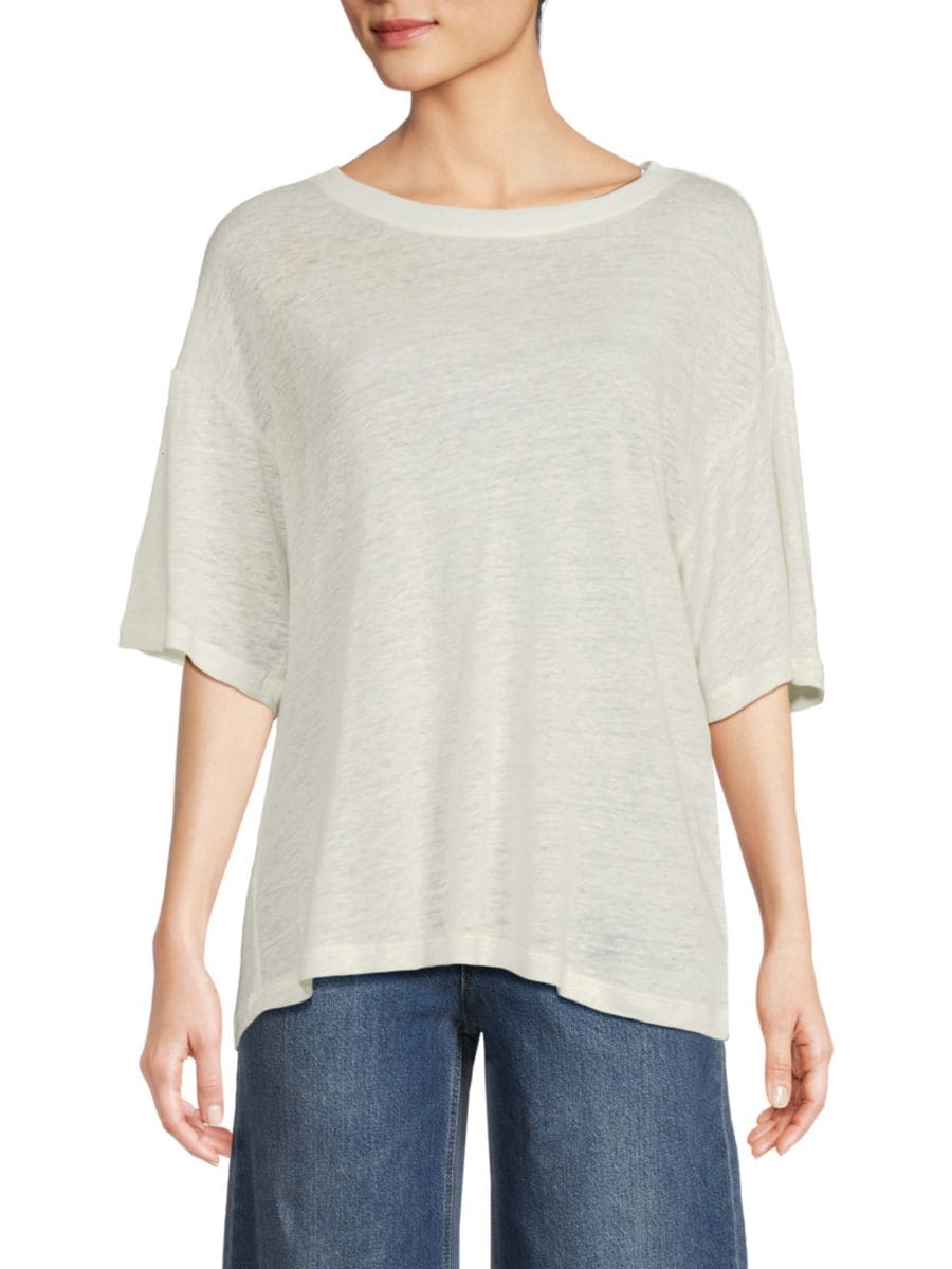 Футболка свободного кроя Evan Linen Alice + Olivia, белый
Футболка свободного кроя Evan Linen Alice + Olivia, белый