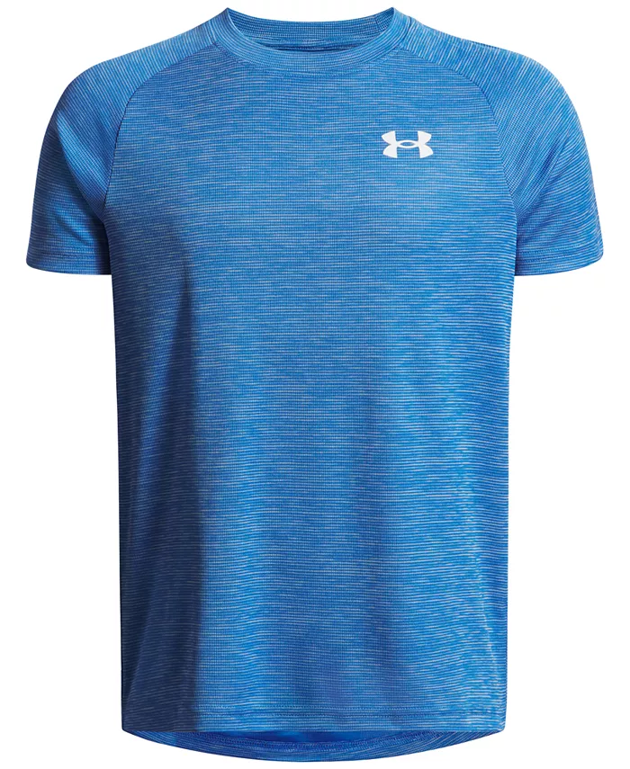 Мальчиковая футболка Tech Textured с коротким рукавом 6-18 Under Armour, синий
Мальчиковая футболка Tech Textured с коротким рукавом 6-18 Under Armour, синий