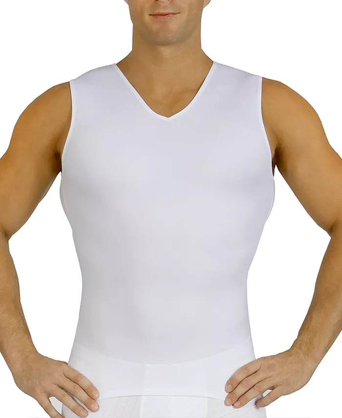 Мужская компрессионная майка с V-образным вырезом Power Mesh Instaslim, белый
Мужская компрессионная майка с V-образным вырезом Power Mesh Instaslim, белый