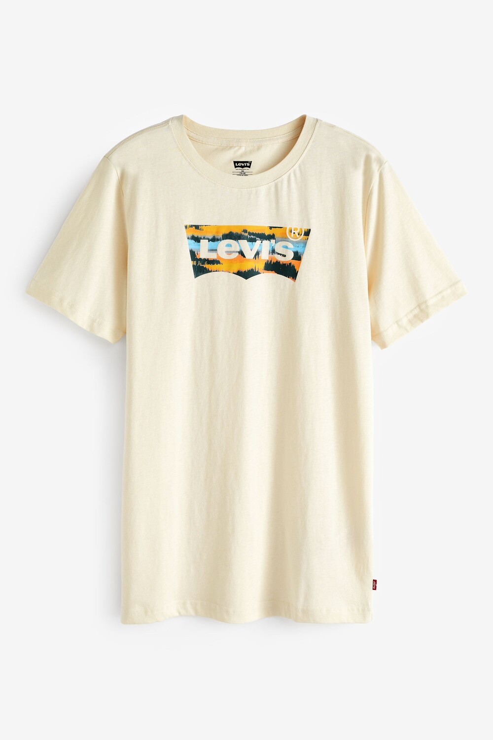 Футболка с узором «крылья летучей мыши» и логотипом Levi'S, бежевый
Футболка с узором «крылья летучей мыши» и логотипом Levi'S, бежевый