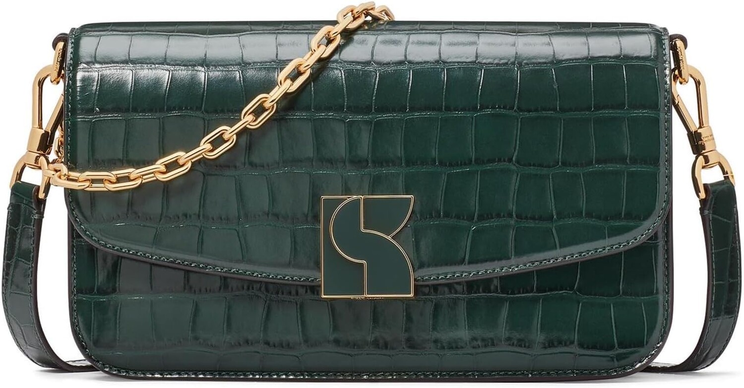 Сумка через плечо Kate Spade New York Dakota Croc Embossed Leather Medium Convertible Shoulder Bag, цвет Rock Garden
Сумка через плечо Kate Spade New York Dakota Croc Embossed Leather Medium Convertible Shoulder Bag, цвет Rock Garden