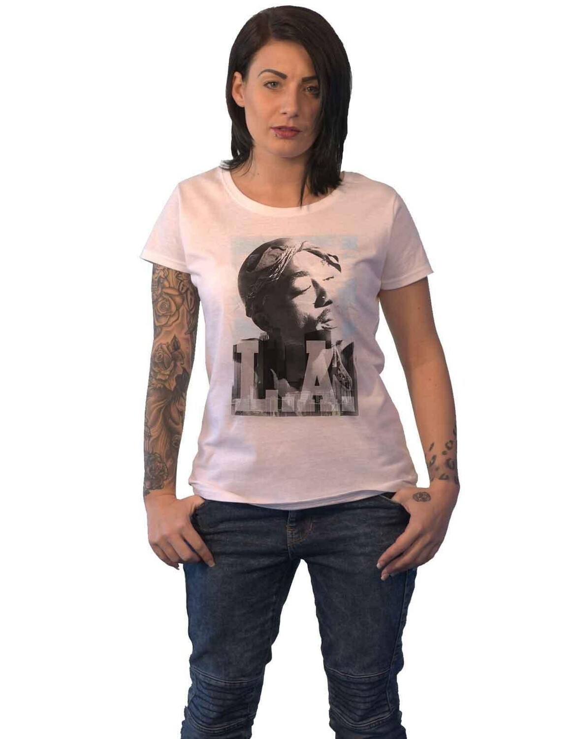 Футболка скинни LA Skyline Tupac, белый
Футболка скинни LA Skyline Tupac, белый