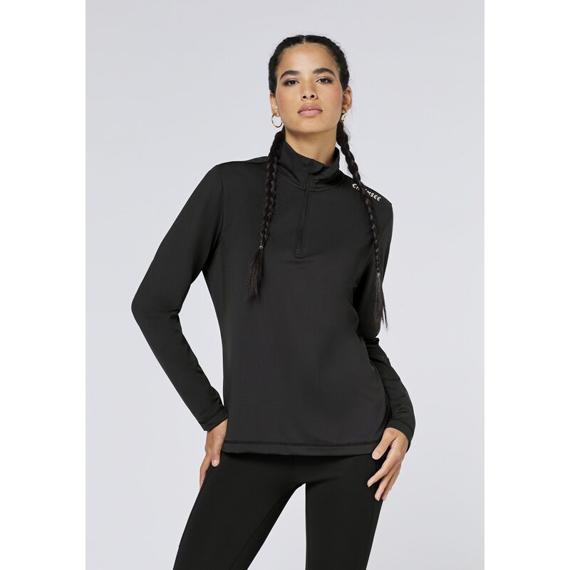 Нижняя куртка из флиса, облегающий крой Chiemsee, черный
Нижняя куртка из флиса, облегающий крой Chiemsee, черный