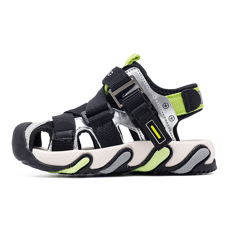 Детские сандалии с противоскользящей подошвой, дышащие и поддерживающие BOBDOG, черный/серебристый
Детские сандалии с противоскользящей подошвой, дышащие и поддерживающие BOBDOG, черный/серебристый