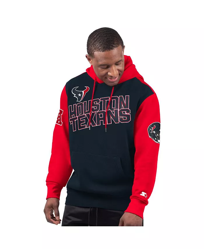 Мужская синяя толстовка с капюшоном Houston Texans Extreme Pullover Hoodie Starter
Мужская синяя толстовка с капюшоном Houston Texans Extreme Pullover Hoodie Starter