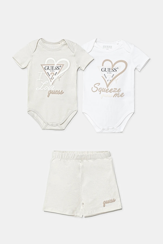 Комплект для новорожденного Guess, бежевый
Комплект для новорожденного Guess, бежевый