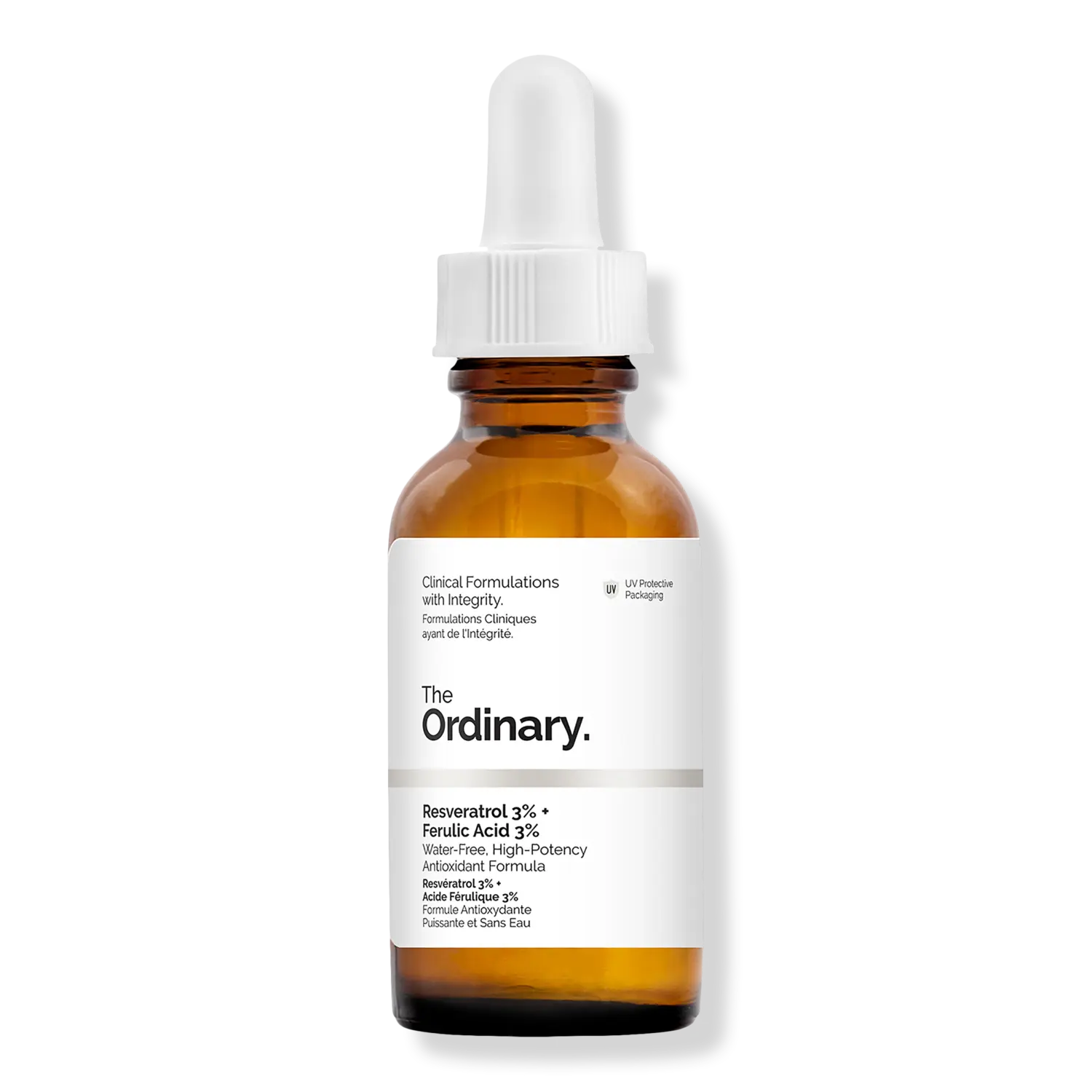 Сыворотка с антиоксидантами ресвератролом 3% и феруловой кислотой 3% для осветления кожи. The Ordinary
Сыворотка с антиоксидантами ресвератролом 3% и феруловой кислотой 3% для осветления кожи. The Ordinary