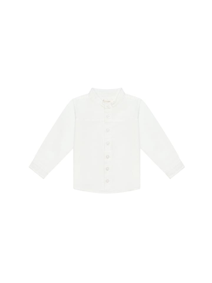 Leevje Фланелевая рубашка с воротником-стойкой белого цвета
Leevje Фланелевая рубашка с воротником-стойкой белого цвета