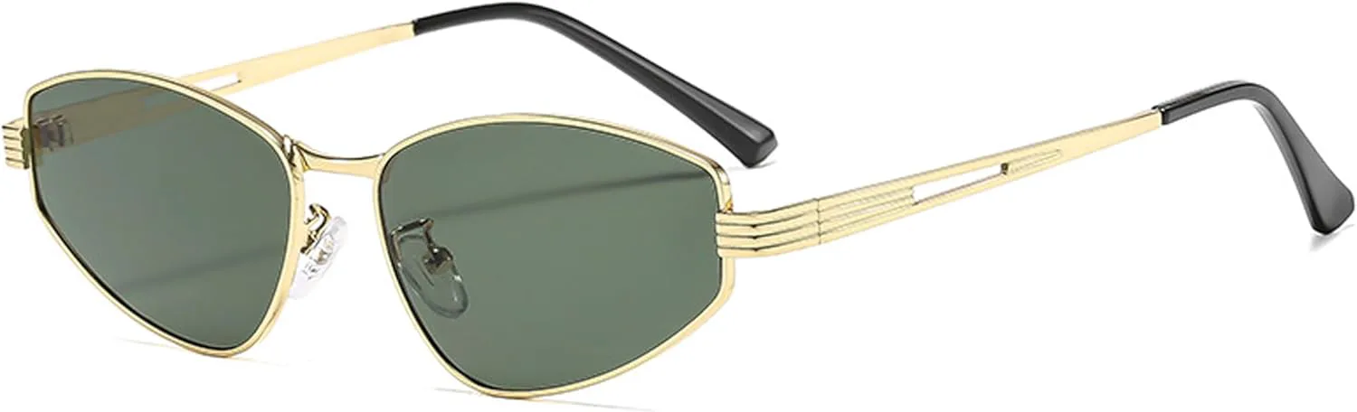 bullabulling Ретро солнцезащитные очки Y2K для женщин, металлические оправы, овальные солнцезащитные очки для мужчин, панк-очки для улицы, женские, Gold Green
bullabulling Ретро солнцезащитные очки Y2K для женщин, металлические оправы, овальные солнцезащитные очки для мужчин, панк-очки для улицы, женские, Gold Green