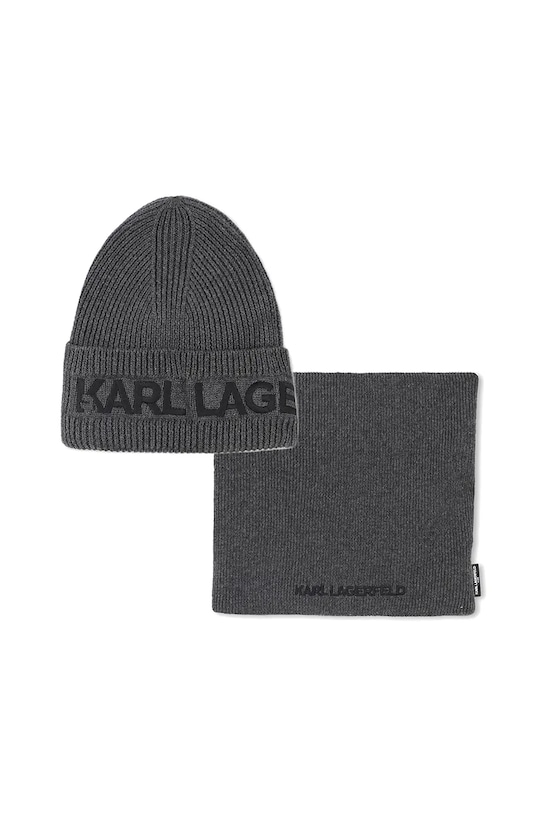 Детская хлопковая шапка и шарф Karl Lagerfeld, серый
Детская хлопковая шапка и шарф Karl Lagerfeld, серый