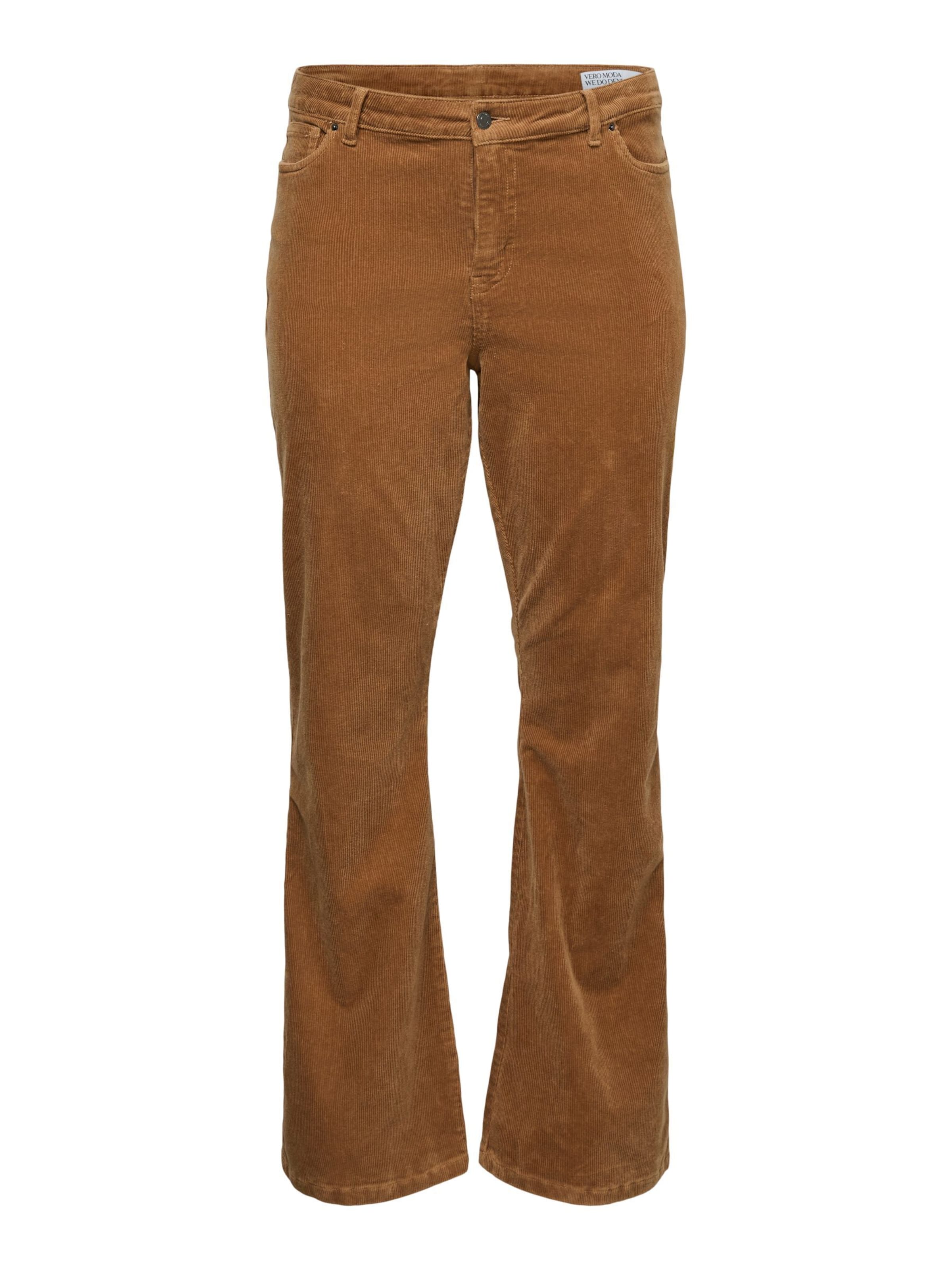 Vero Moda Curve Расклешенные брюки 'SIGA' в коричневом цвете
Vero Moda Curve Расклешенные брюки 'SIGA' в коричневом цвете
