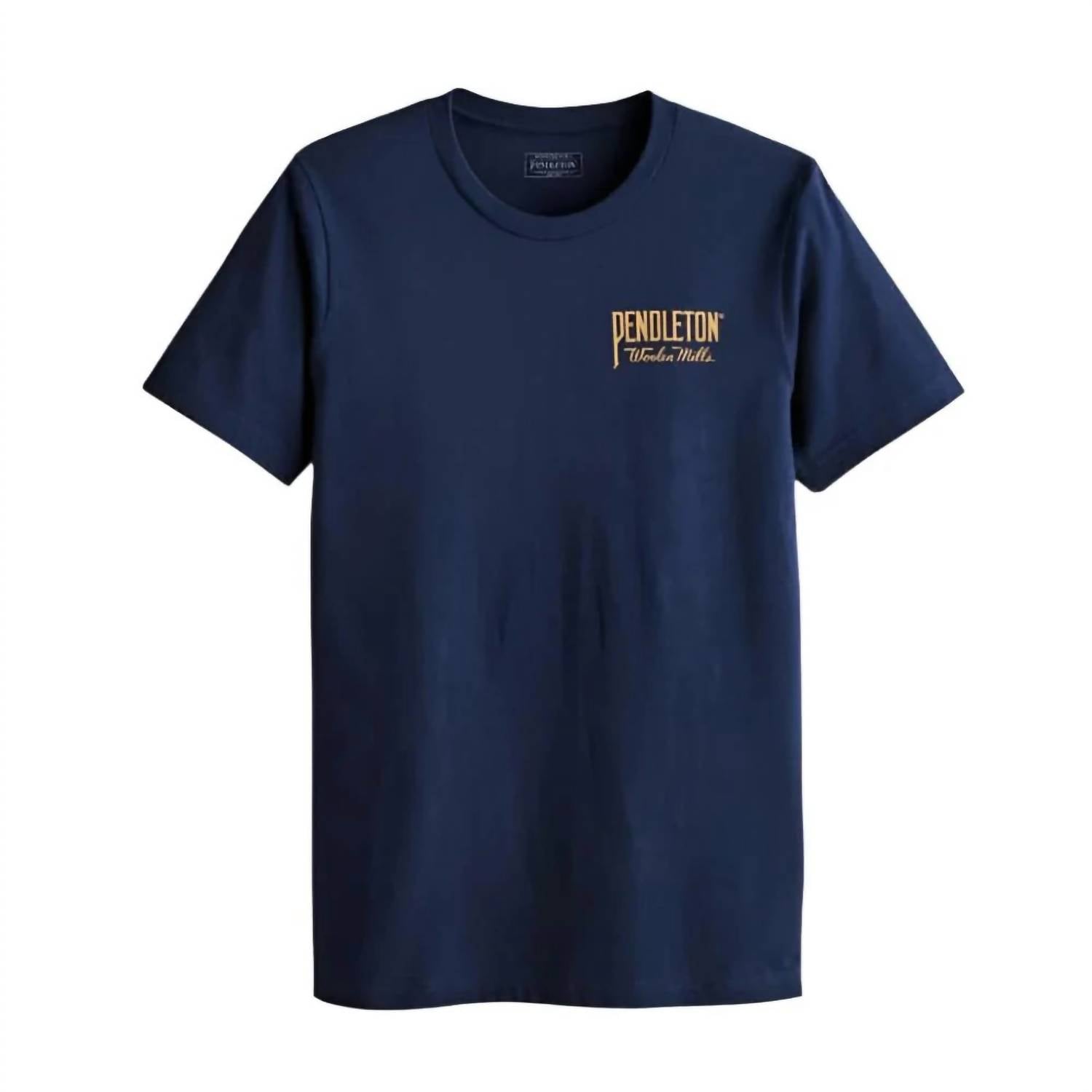 Мужская футболка Original Western Graphic Tee темно-синего/золотистого цвета PENDLETON
Мужская футболка Original Western Graphic Tee темно-синего/золотистого цвета PENDLETON