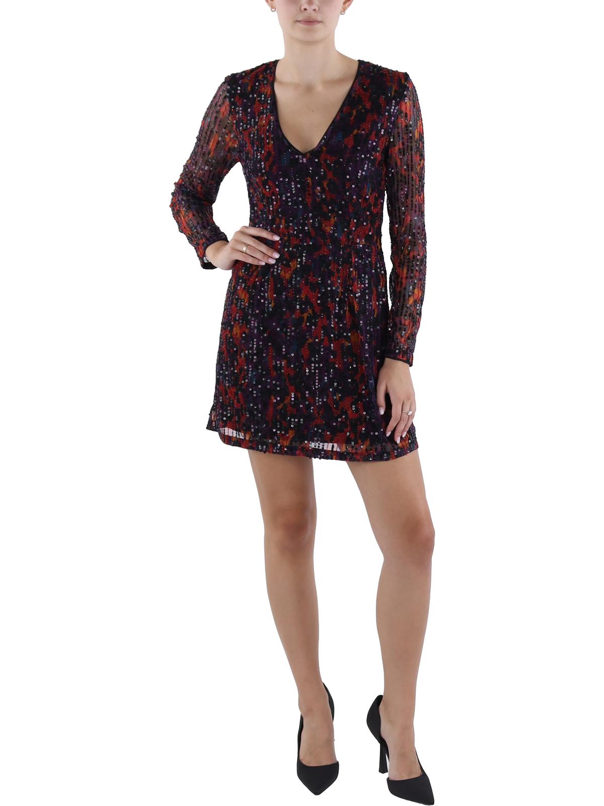 Женское платье-трапеция выше колена с пайетками French Connection, цвет multi
Женское платье-трапеция выше колена с пайетками French Connection, цвет multi